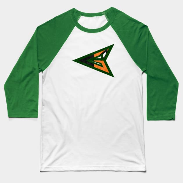 Arrow vs Deathstroke Baseball T-Shirt by Freeman_the_great